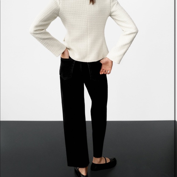 NWT Zara Cropped Blazer with Jewel Buttons - Picture 12 of 16